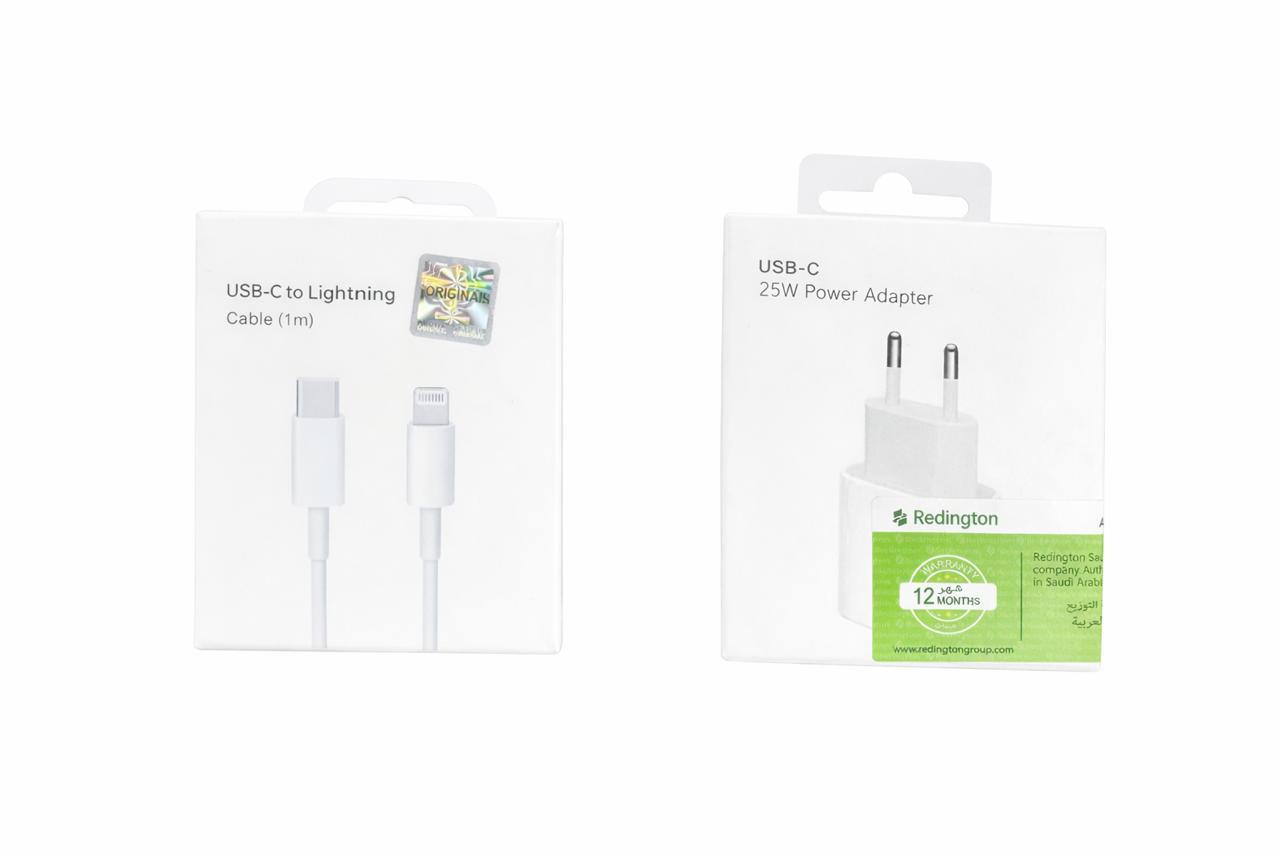 محول طاقة سريع الشحن بقدرة 25 واط مزود بمنفذ USB-C وكابل شحن اوريجنال من النوع C إلى Lightning ضمان 12 شهر من الشركه…