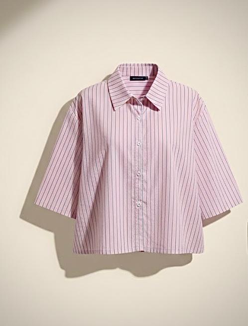 Pink Striped Shirt