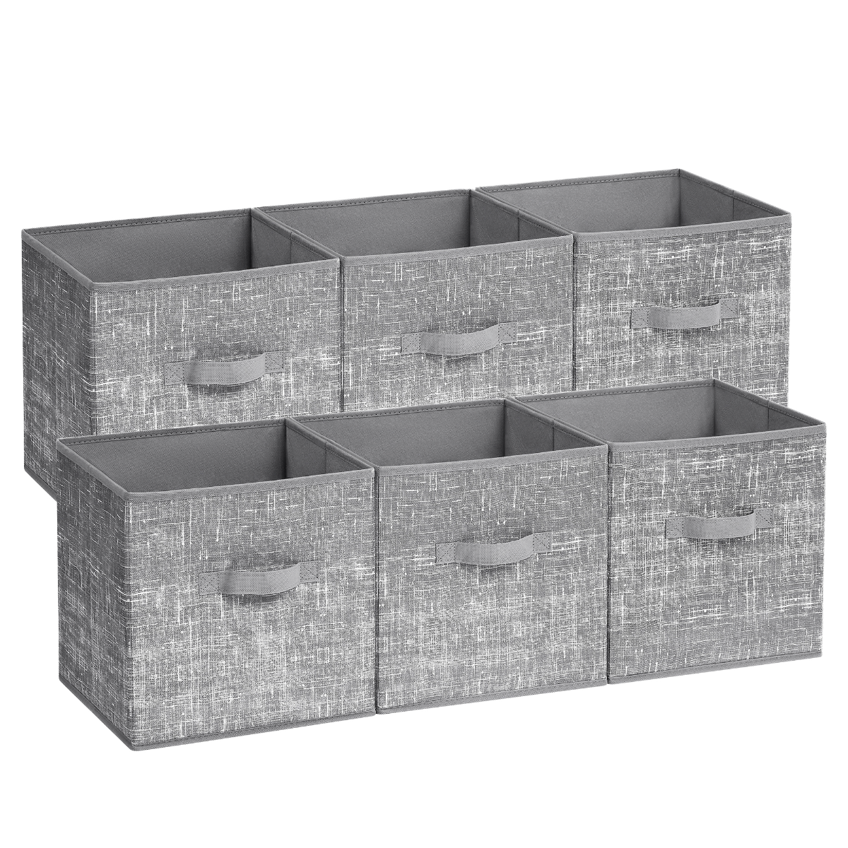 LASA Set of 6 Storage Cubes Non-Woven Fabric Foldable Closet Organizer – Coton Quality LASA Home & Office Product