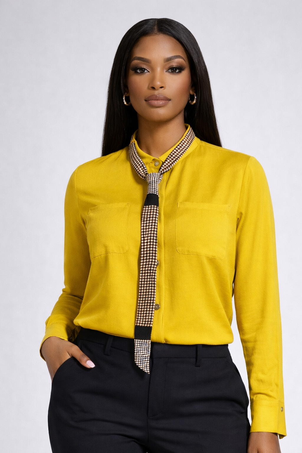 Yellow Long Sleeve Shirt