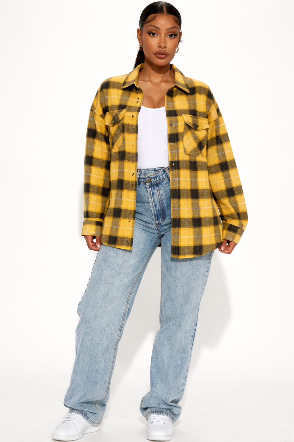 Yellow Plaid Shirt