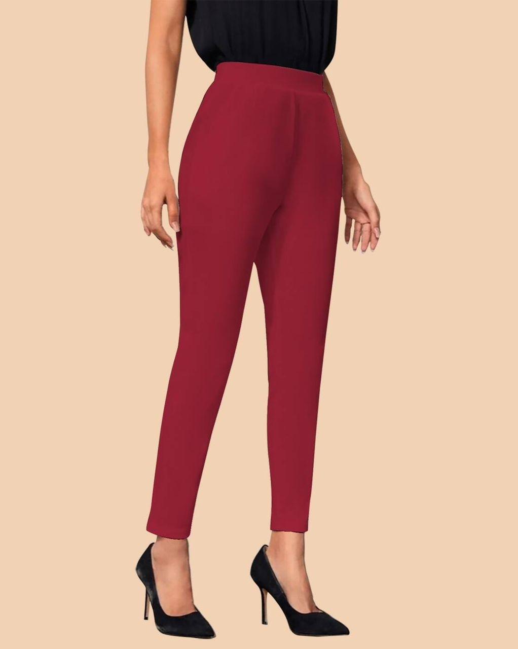 Burgundy Trousers
