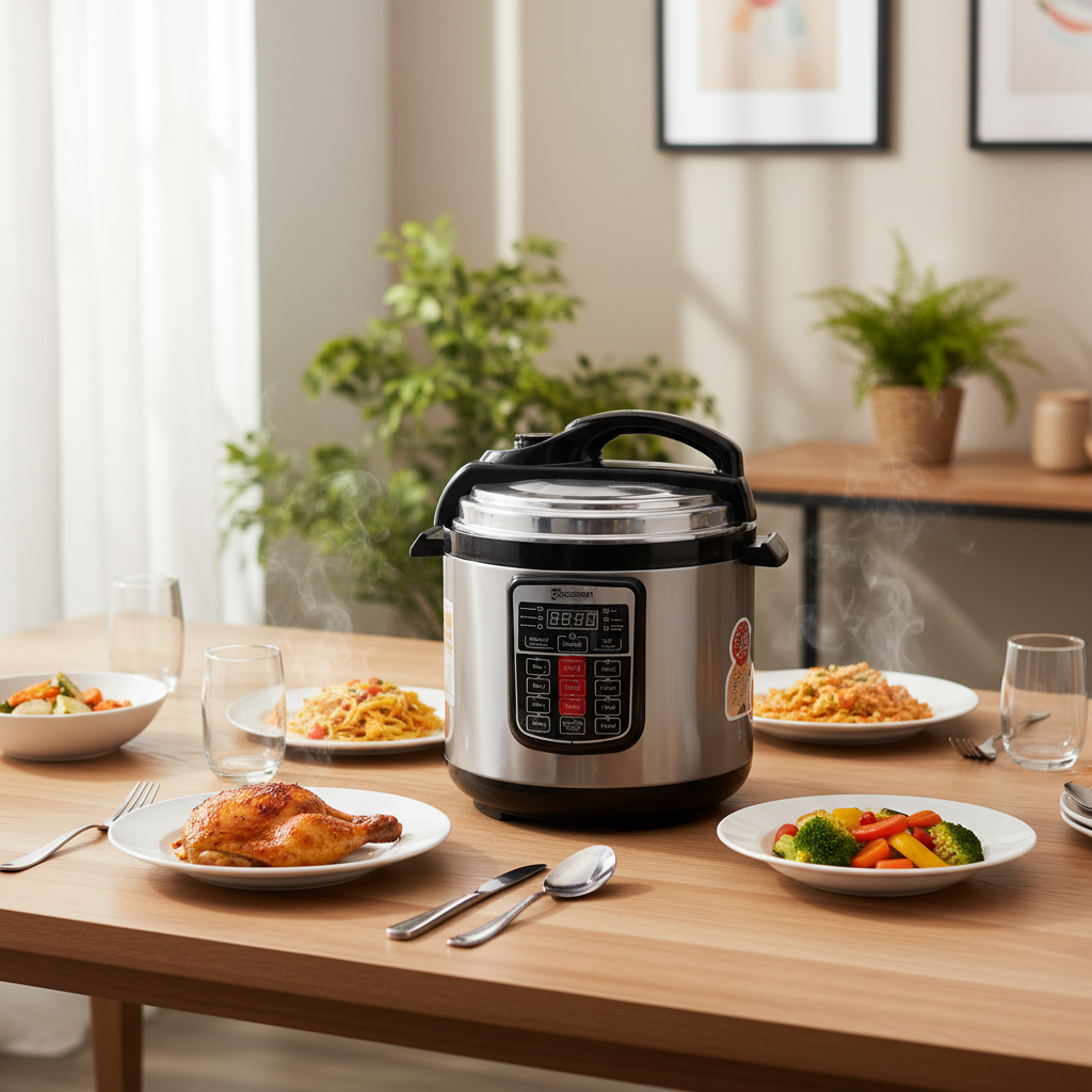Kitchen Household 6 LTERS Capacity Electric Pressure Cooker Electric Pressure Cooker Authentic Rice Cooker, High Quality 6L Electric Pressure Cooker 1000W Stainless Steel Multi Cooker Digital Pressure Pot Rice Cooker Soup Maker https://vendorcenter.jumia.com/product-set-images/2026/05/16/gvc.product.image.1778935123320.e6b11144-0a89-499d-8990-7243b4ef0598.png