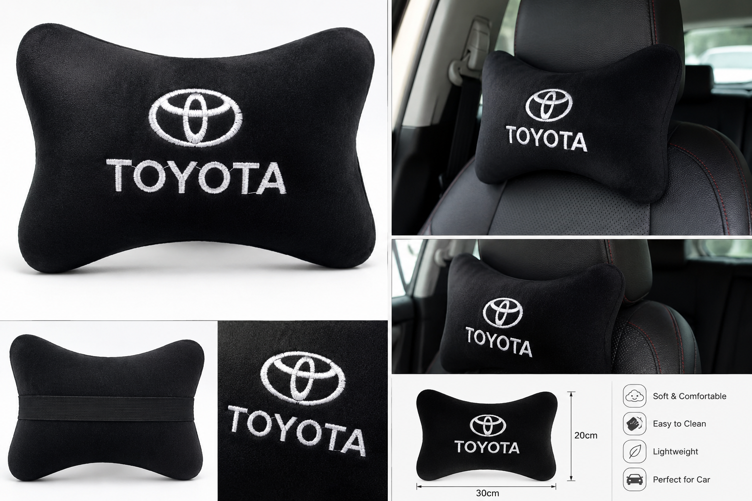 Car Neck Pillow – Soft Headrest Cushion for Maximum Comfort