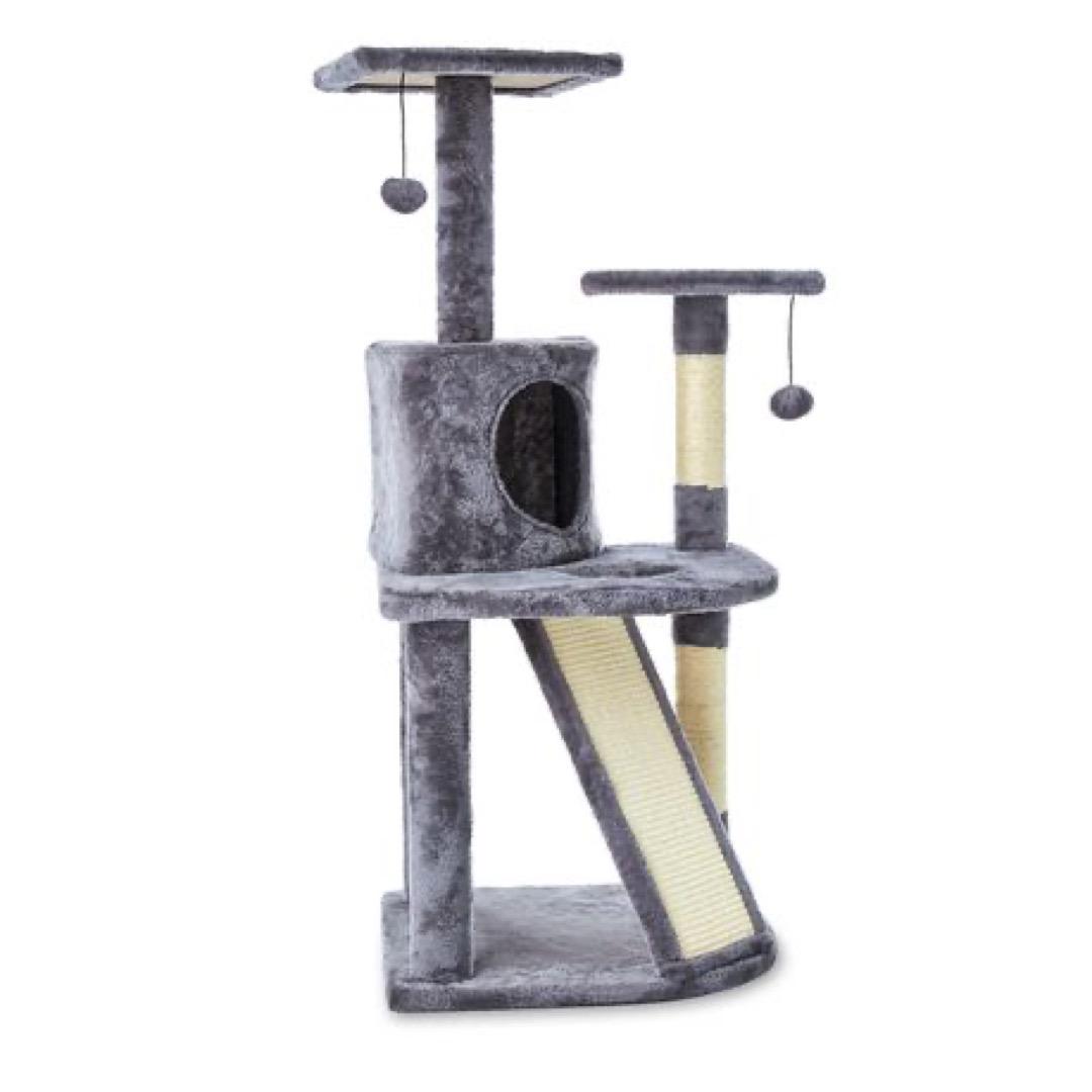 5-Tier Cat Tree & Condo Tower - Multi-Level Pet Climbing Furniture with Hammock, Scratching Post & Perch for Indoor Cats