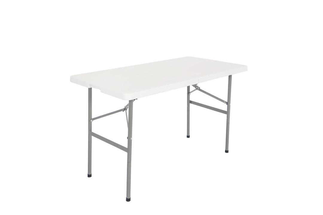 LASA 122cm Folding Plastic Table – Durable Outdoor Camping, Garden, Party & Event Table for Home, Office & Market Use