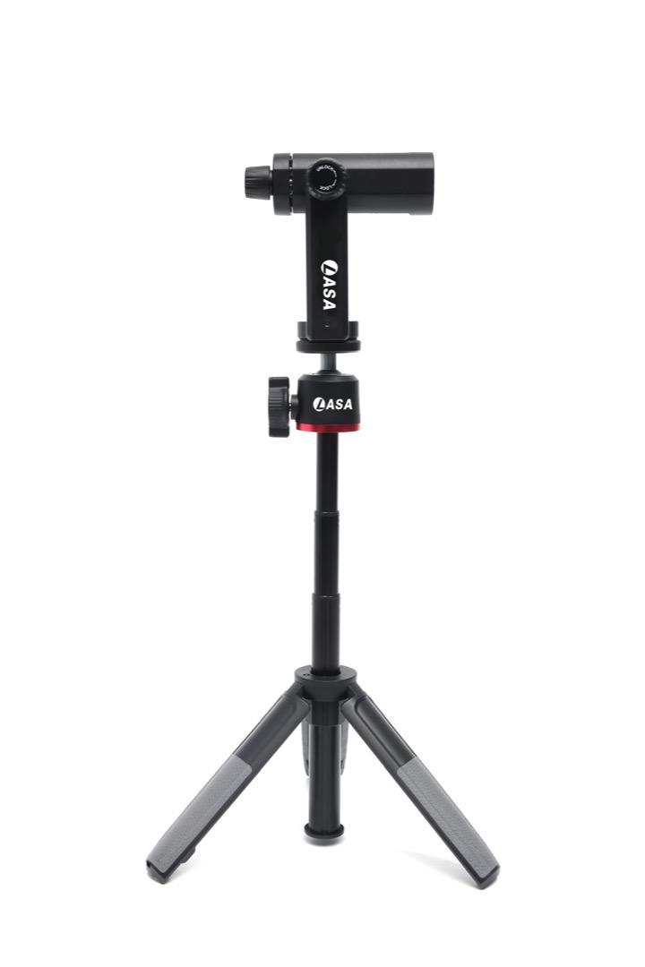 LASA Extendable Selfie Tripod for Phone & Camera – 2kg Load Max, Bluetooth Remote, 360° Rotation, Lightweight & Portable