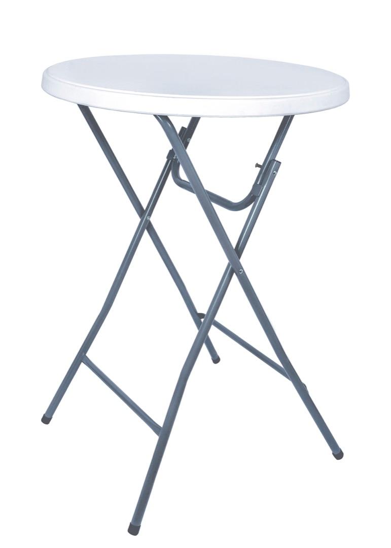 LASA Portable High-Top Folding Cocktail Table – Tall Foldable Bar Table for Events, Parties, Weddings, Outdoor & Market Use