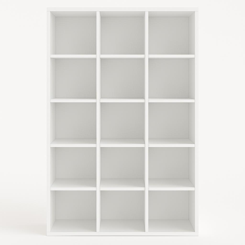  Modern 15-Cube Bookshelf Storage Organiser Home and Office